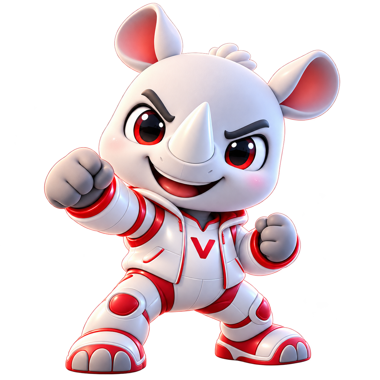 Confident Veltora Flow mascot
